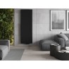 Mexen VR20S Plastový deskový radiátor 2000 x 400 mm, dolní středové připojení, 945 W, černý - W6-200-040-70