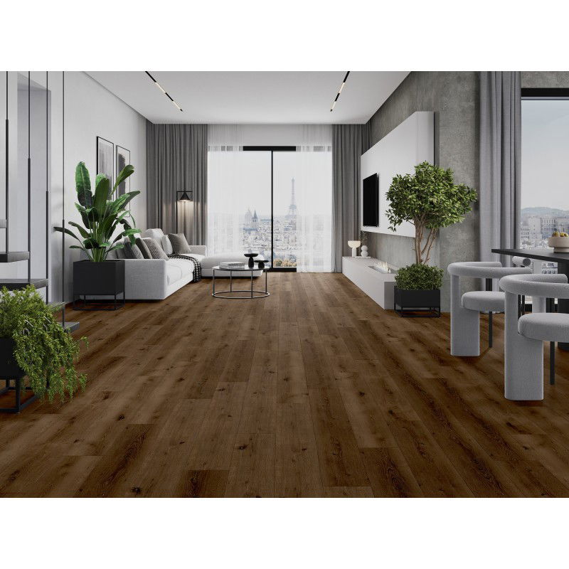 Mexen Strasburg vinylové panely 1240 x 182 mm SPC 6,5 mm, podložka IXPE 1,5 mm, 4 V-Fuga, Dub - F1033-1240-182-505-4V1-01