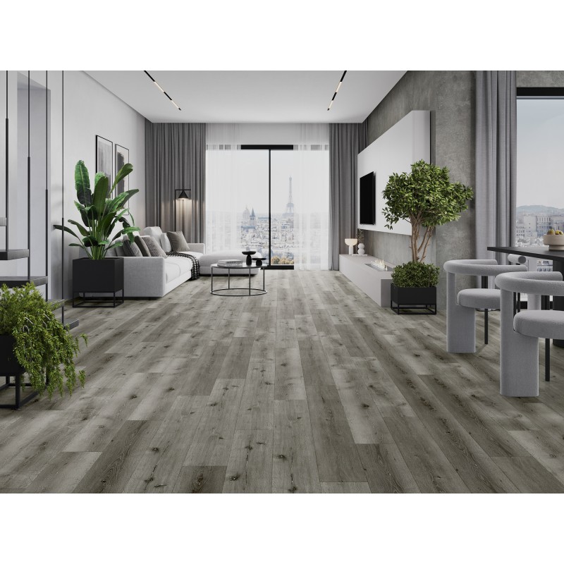 Mexen Lago Vista vinylové panely 1240 x 182 mm SPC 6,5 mm, podklad IXPE 1,5 mm, 4 V-spára, Dub - F1035-1240-182-505-4V1-01