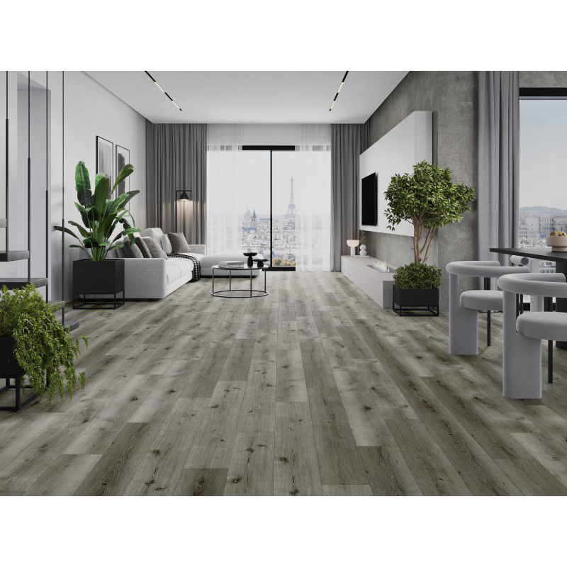 Mexen Lago Vista vinylové panely 1240 x 182 mm SPC 6,5 mm, podložka IXPE 1,5 mm, 4 V-Fuga, Dub - F1035-1240-182-505-4V1-01