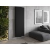 Mexen VR20S Flat deskový radiátor 1800 x 500 mm, spodní středové připojení, 1090 W, černý - W6-180-050-70