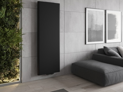 Mexen VR20S Flat deskový radiátor 1800 x 500 mm, spodní středové připojení, 1090 W, černý - W6-180-050-70