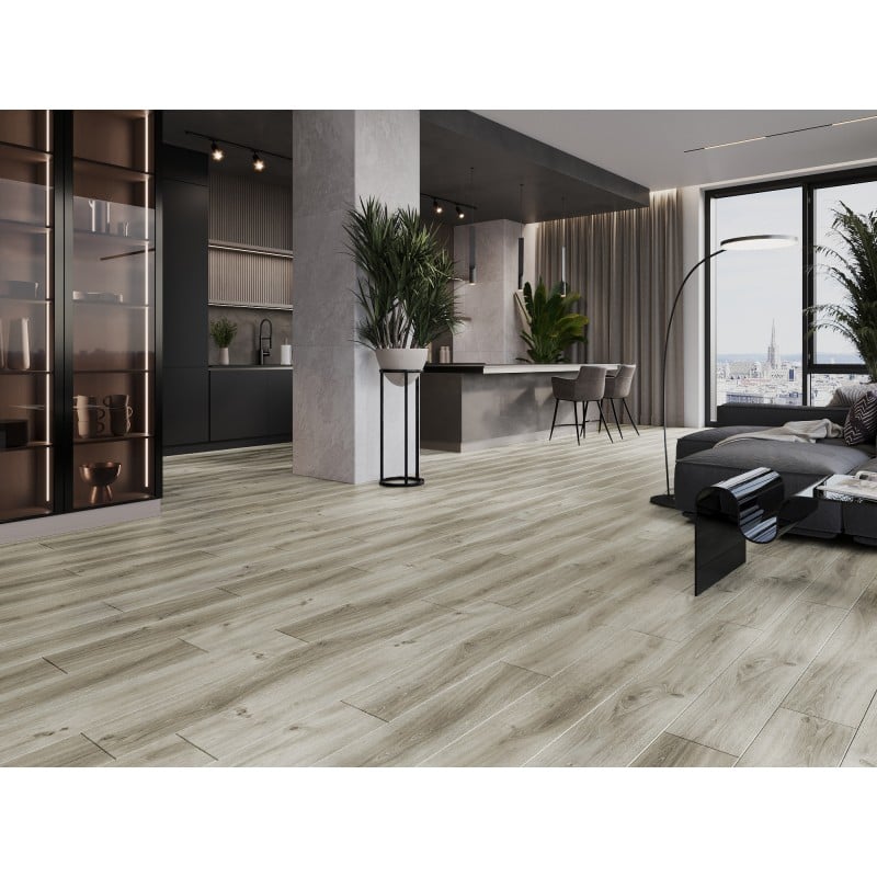 Mexen Richmond vinylové panely 1240 x 182 mm SPC 6,5 mm, podložka IXPE 1,5 mm, 4 V-drážky, Dub - F1043-1240-182-505-4V1-01