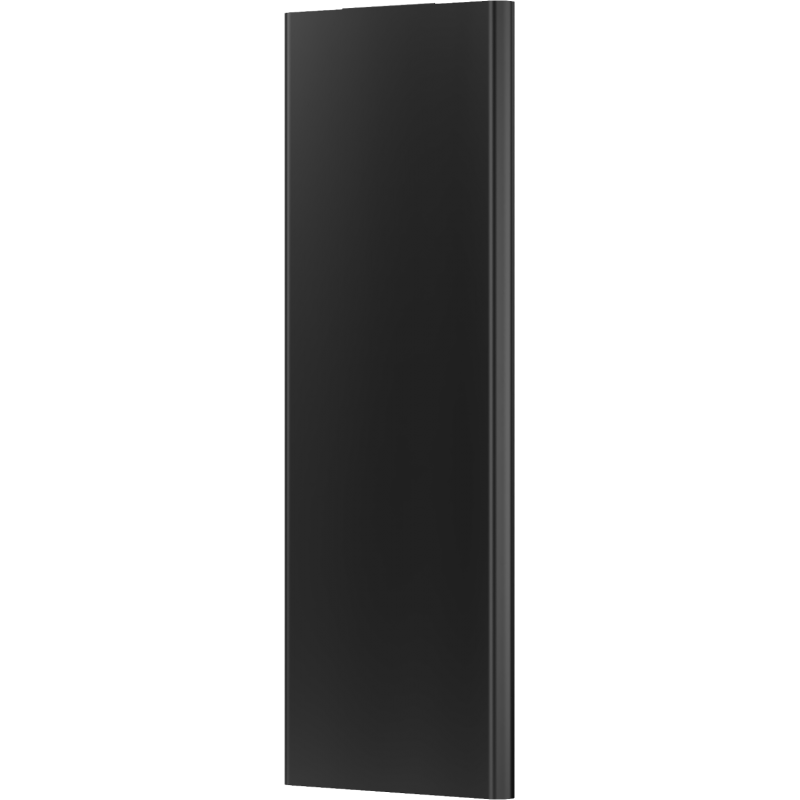 Mexen Flat VR20S radiátor panelový 1600 x 600 mm, spodní připojení středové, 1191 W, černý - W6VR20S-160-060-70