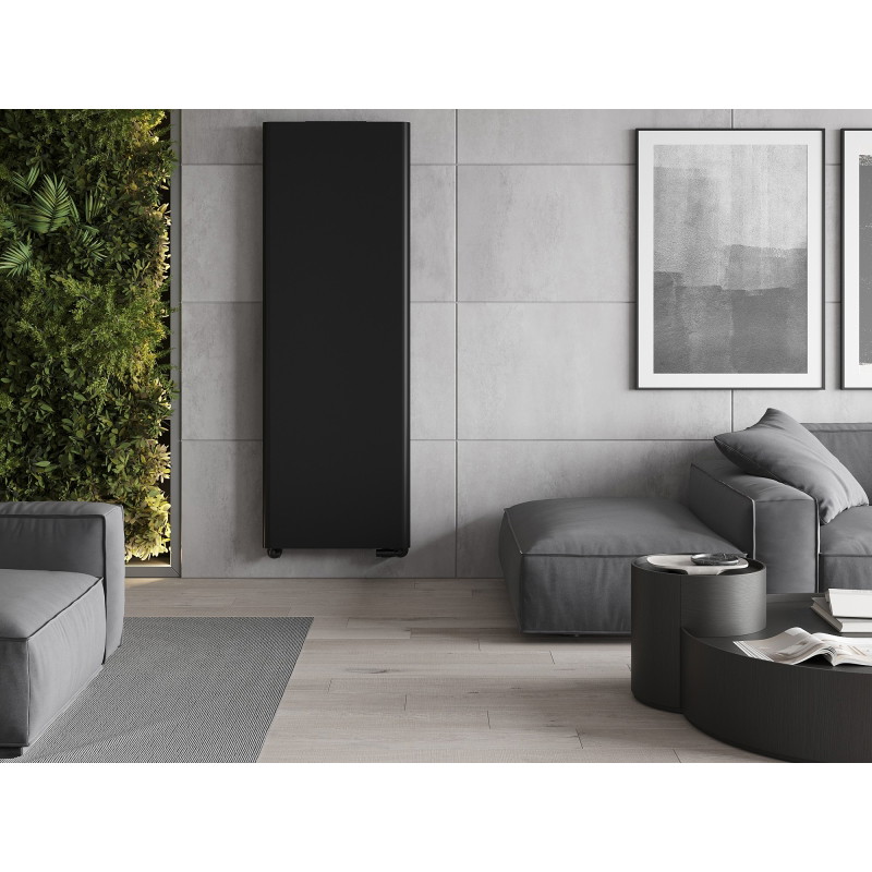 Mexen VR20S Flat deskový radiátor 1800 x 600 mm, dolní středové připojení, 1308 W, černý - W6-180-060-70