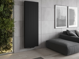 Mexen VS20SL Line deskový radiátor 1400 x 300 mm, spodní středové připojení, 534 W, černý - W6-140-030-70