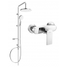 Mexen Royo Erik nástěnný sprchový set s dešťovou hlavicí a sprchovou baterií, chrom - 72240205-00