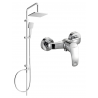 Mexen Tord sprchová sada nástěnná s dešťovou hlavicí a sprchovou baterií Fabia, chrom - 746540200-00