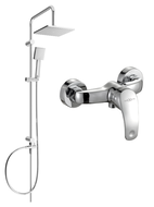 Mexen Tord sprchová sada nástěnná s dešťovou hlavicí a sprchovou baterií Fabia, chrom - 746540200-00