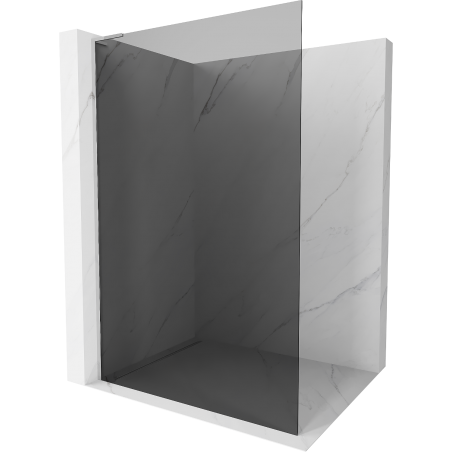 Mexen Kioto L sprchový kout Walk-in 80 x 200 cm, grafit, chrom - 800-080-103-01-40