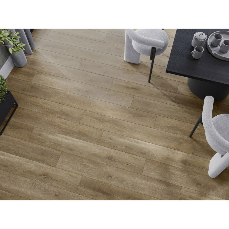 Mexen Clermont vinylové panely 1240 x 182 mm SPC 6,5 mm, podložka IXPE 1,5 mm, 4 V-drážka, Dub - F1053-1240-182-505-4V1-01