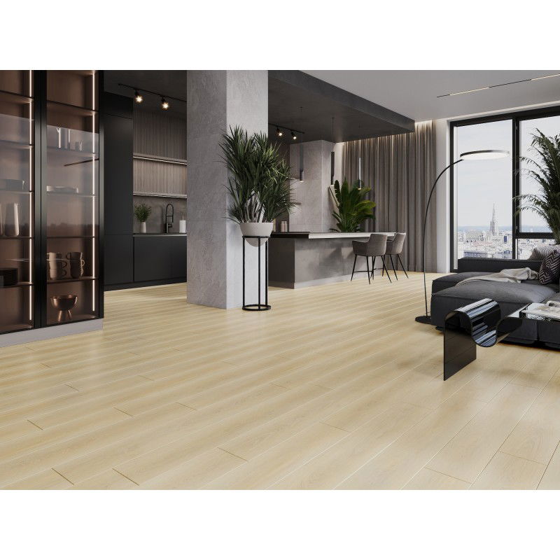 Mexen Kinston vinylové panely 1240 x 182 mm SPC 6,5 mm, podložka IXPE 1,5 mm, 4 V-Fuga, Dub - F1057-1240-182-505-4V1-01