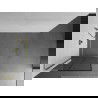 Mexen Kioto L Sprchová stěna Walk-in 90 x 200 cm, černá mřížka, zlatá - 800-090-103-50-77
