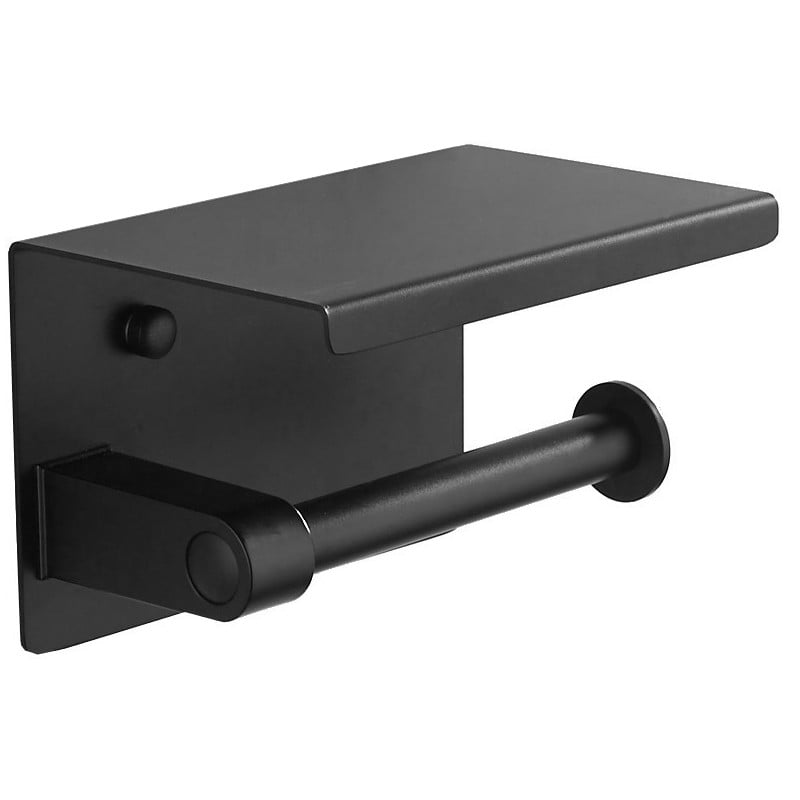 Mexen držák na papír s poličkou, černý - 701197-70