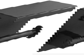 Mexen držák na papír s poličkou, černý - 701197-70