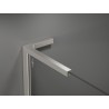 Mexen Kioto L sprchová stěna Walk-in 110 x 200 cm, bílá vlna, kartáčovaný nikl - 800-110-103-97-97