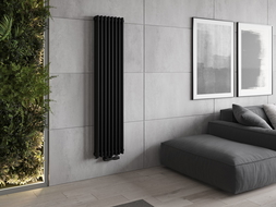 Mexen Denver designový radiátor 1600 x 378 mm, 1487 W, Černá - W215-1600-378-00-70