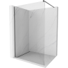 Mexen Kioto sprchová stěna Walk-in 140 x 200 cm, transparentní 8 mm, gun metal - 800-140-101-95-00