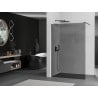 Mexen Kioto sprchová stěna Walk-in 70 x 200 cm, grafit 8 mm, gun metal - 800-070-101-95-40