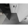 Mexen Kioto sprchová stěna Walk-in 110 x 200 cm, grafit 8 mm, gun metal - 800-110-101-95-40