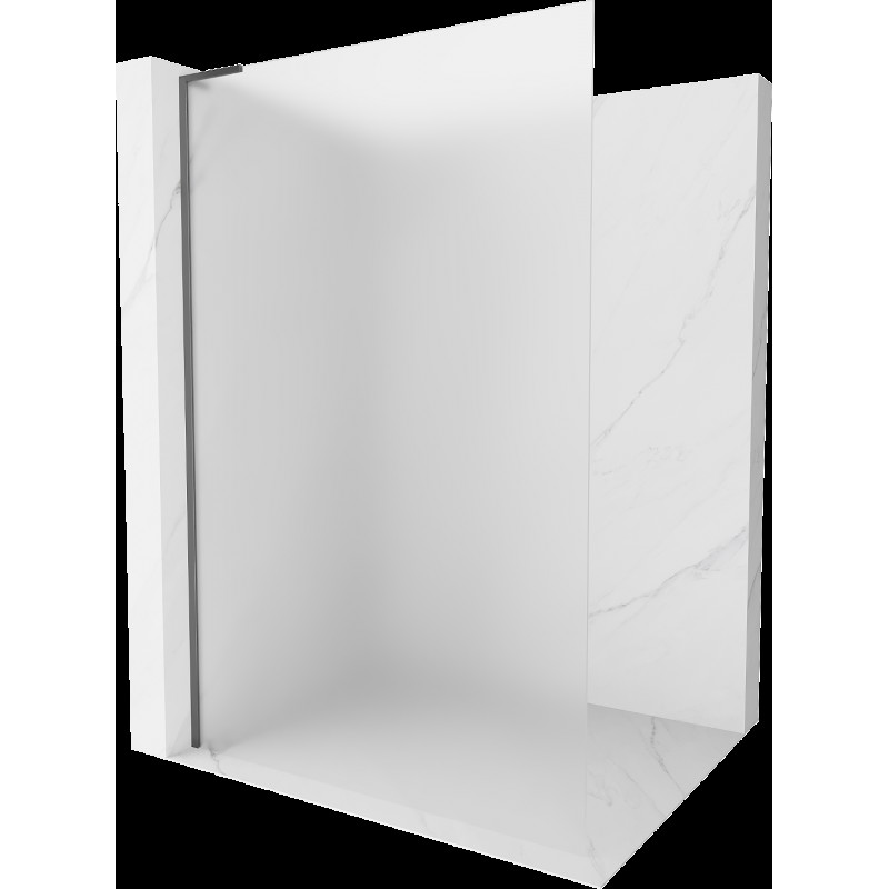 Mexen Kioto L sprchová stěna Walk-in 90 x 200 cm, matné sklo, gun metal - 800-090-103-95-30