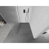 Mexen Kioto sprchová stěna Walk-in 120 x 200 cm, mrazivá úprava 8 mm, kartáčovaný gun gray - 800-120-101-66-30