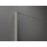 Mexen Kioto sprchová stěna Walk-in 100 x 200 cm, matné sklo 8 mm, kartáčovaný nikl - 800-100-101-97-30