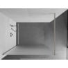 Mexen Kioto sprchová stěna Walk-in 100 x 200 cm, matné sklo 8 mm, kartáčovaný nikl - 800-100-101-97-30
