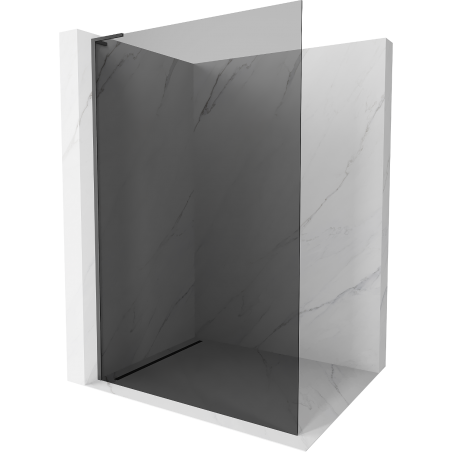 Mexen Kioto L sprchová stěna Walk-in 110 x 200 cm, grafit, gun metal - 800-110-103-95-40