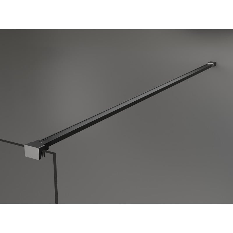 Mexen Kioto sprchová stěna Walk-in 65 x 200 cm, průhledná 8 mm, gun metal - 800-065-101-95-00