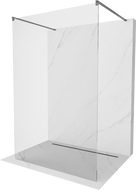 Mexen Kioto volně stojící sprchová zástěna 150 x 200 cm, transparentní 8 mm, gun metal - 800-150-002-95-00