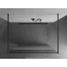 Mexen Kioto volně stojící sprchová stěna 110 x 200 cm, transparentní/matová 8 mm, gun metal - 800-110-002-95-35