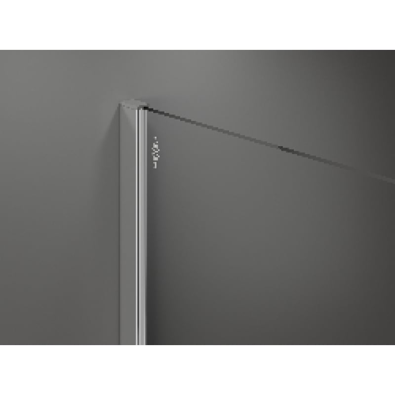 Mexen Kioto sprchová stěna Walk-in 90 x 200 cm, pruhy 8 mm, chrom - 800-090-101-01-09