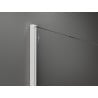Mexen Kioto sprchová stěna Walk-in 100 x 200 cm, matná 8 mm, bílá - 800-100-101-20-30