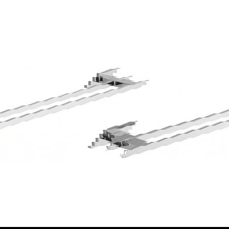 Mexen Arno dvojitý věšák na ručník, chrom - 7020725-00