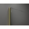 Mexen Kioto sprchová stěna Walk-in 100 x 200 cm, zrcadlová 8 mm, zlatá - 800-100-101-50-50