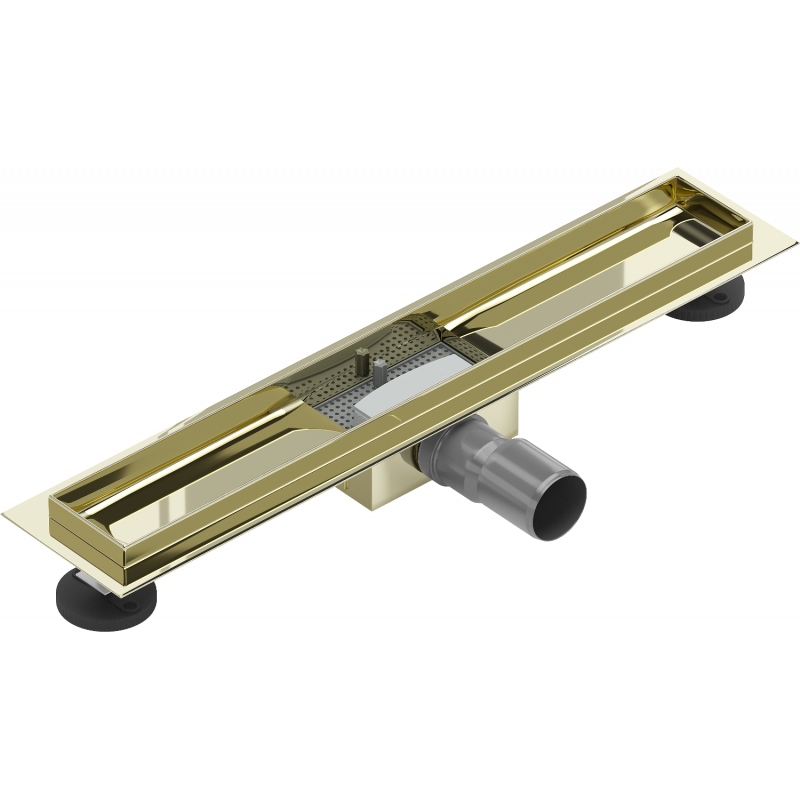 Mexen Flat tělo pro lineární odtok 60 cm, zlatý - 1515060