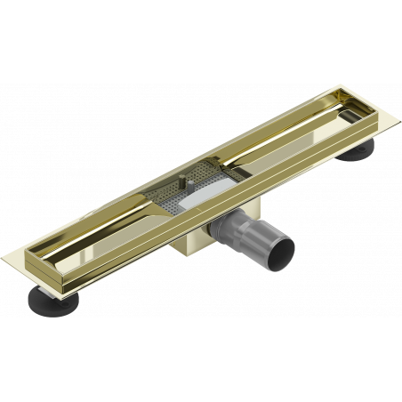 Mexen Flat tělo pro lineární odtok 60 cm, zlatý - 1515060