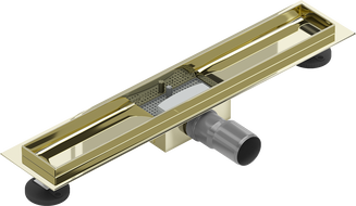 Mexen Flat tělo do liniového odtoku 60 cm, zlatý - 1515060