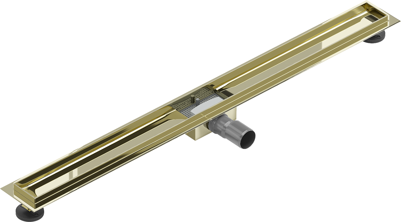 Mexen Flat těleso pro lineární odtok 90 cm, Zlatá - 1515090