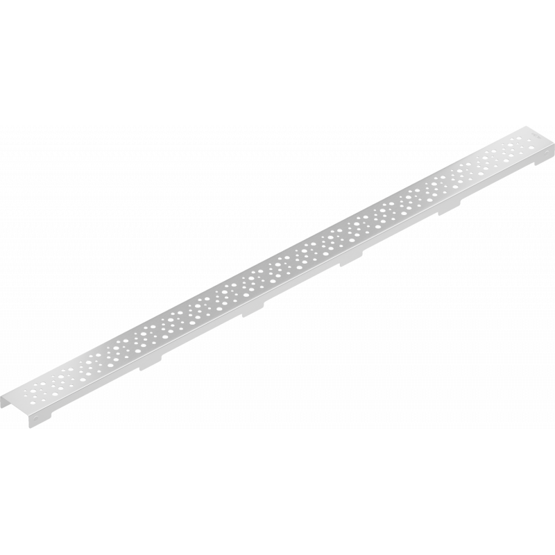 Mexen Flat M12 krycí deska pro lineární odtok 80 cm, inox - 1021080