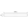 Mexen Flat M22 kryt na liniový odtok 100 cm, inox - 1029100