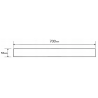 Mexen Flat M13 kryt 2v1 pro lineární odtok 70 cm, černý - 1719070