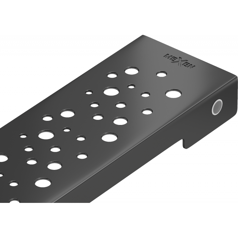 Mexen Flat M12 krytka pro liniový odtok 100 cm, černá - 1721100