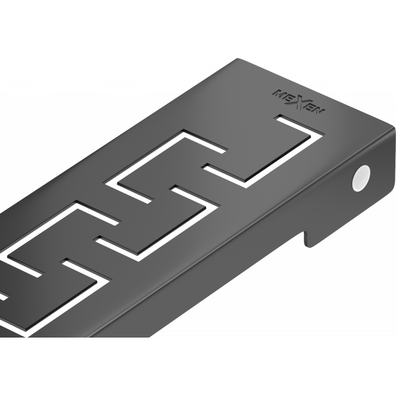 Mexen Flat M15 maskovací kryt pro liniový odtok 100 cm, černý - 1724100