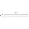 Mexen Flat MGB kryt pro lineární odtok 70 cm, černé sklo - 1026070