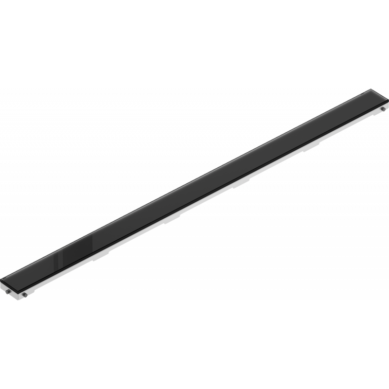 Mexen Flat MGB krytka pro liniový odtok 80 cm, černé sklo - 1026080