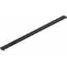 Mexen Flat MGB krytka na odtok 90 cm, černé sklo - 1026090