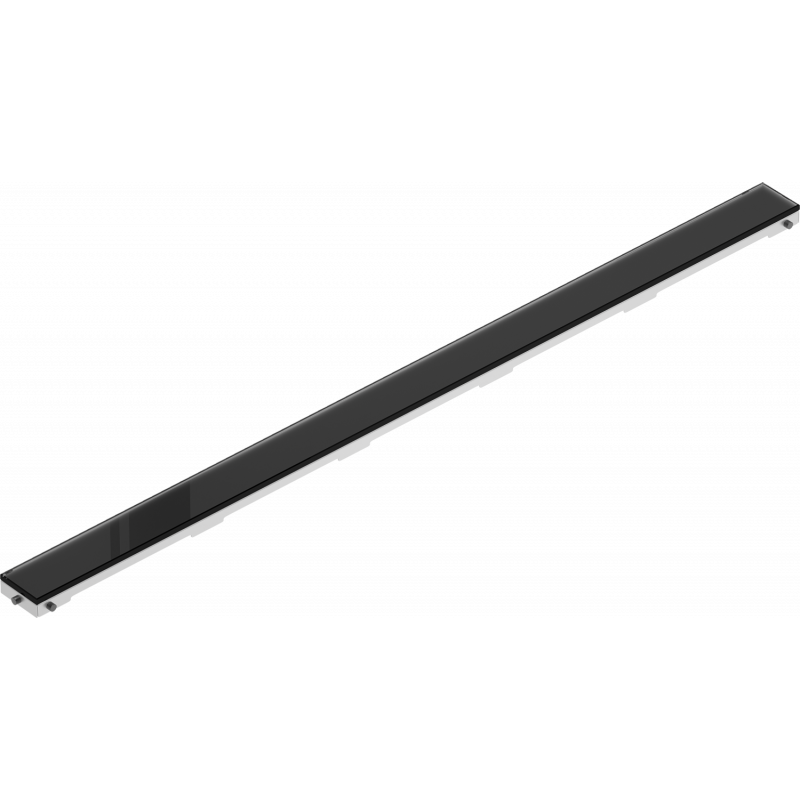 Mexen Flat MGB maskovna pro lineární odtok 100 cm, černé sklo - 1026100