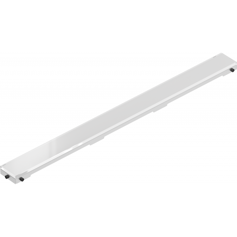 Mexen Flat MGW kryt maskování pro lineární odtok 50 cm, bílé sklo - 1027050